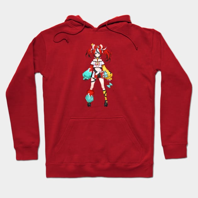 Hakos Baelz Hololive Hoodie by Ghazinagato